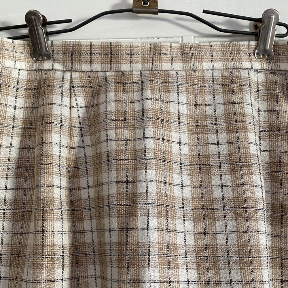 Vintage 80s plaid pencil skirt - NWT - Picture 3 of 5